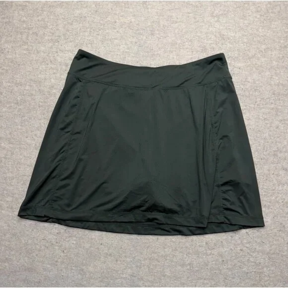 J.Jill Fit Green Fit A-Line Knit Activewear Skort Stretch Athletic Comfort 1X - Picture 1 of 7